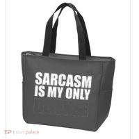 Sarcasm Is My Only Defense Tote Bag thumb 3