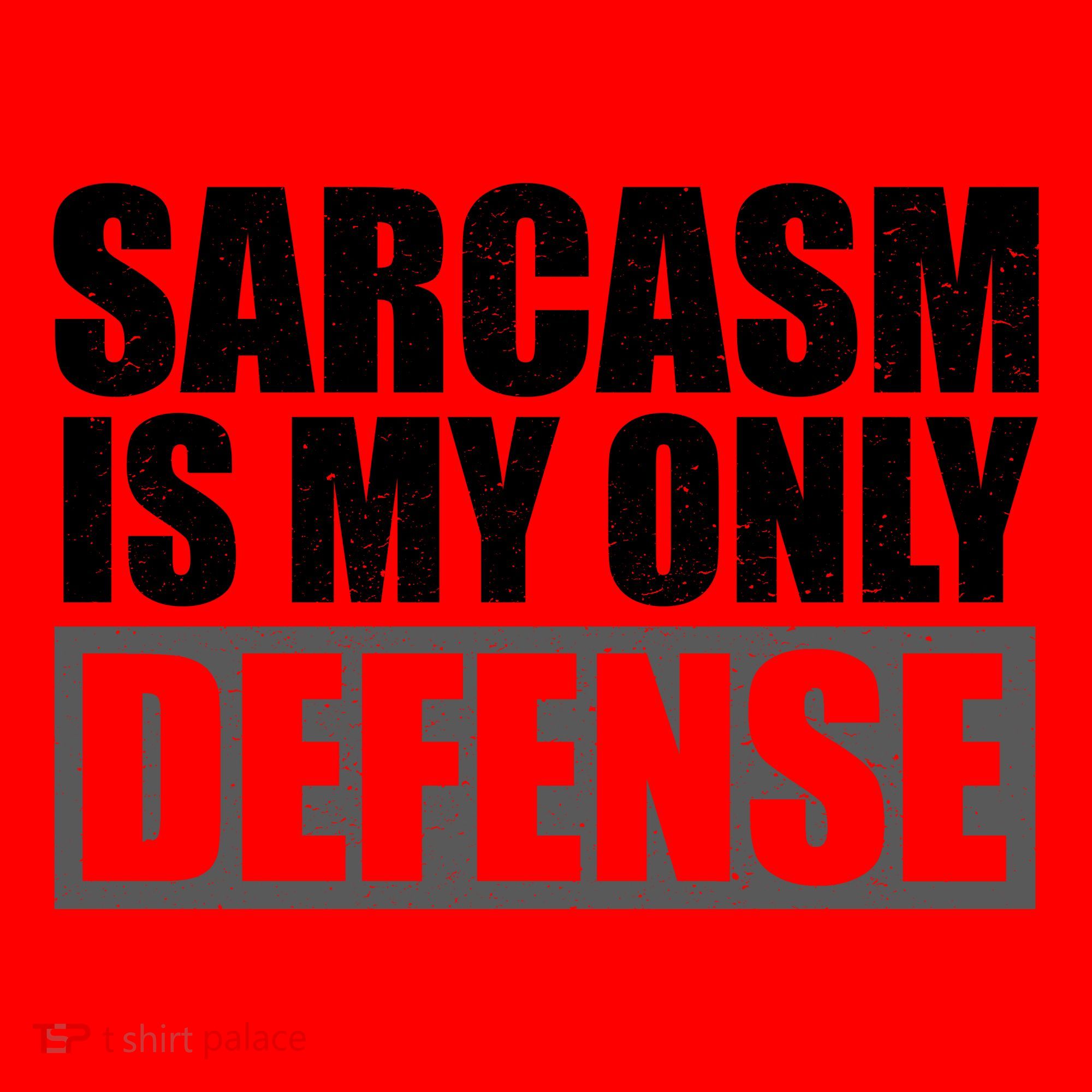 Sarcasm Is My Only Defense Santa Hat