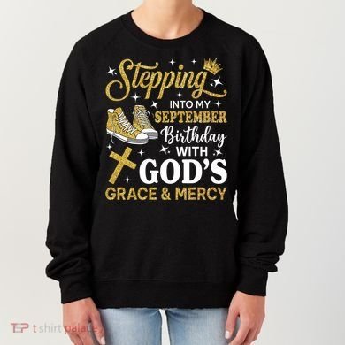 Stepping Into My September Birthday Sneakers Women's Sweatshirt