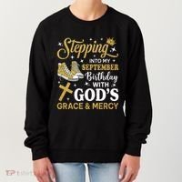 Stepping Into My September Birthday Sneakers Women's Sweatshirt thumb 0