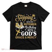 Stepping Into My September Birthday Sneakers T-Shirt thumb 0