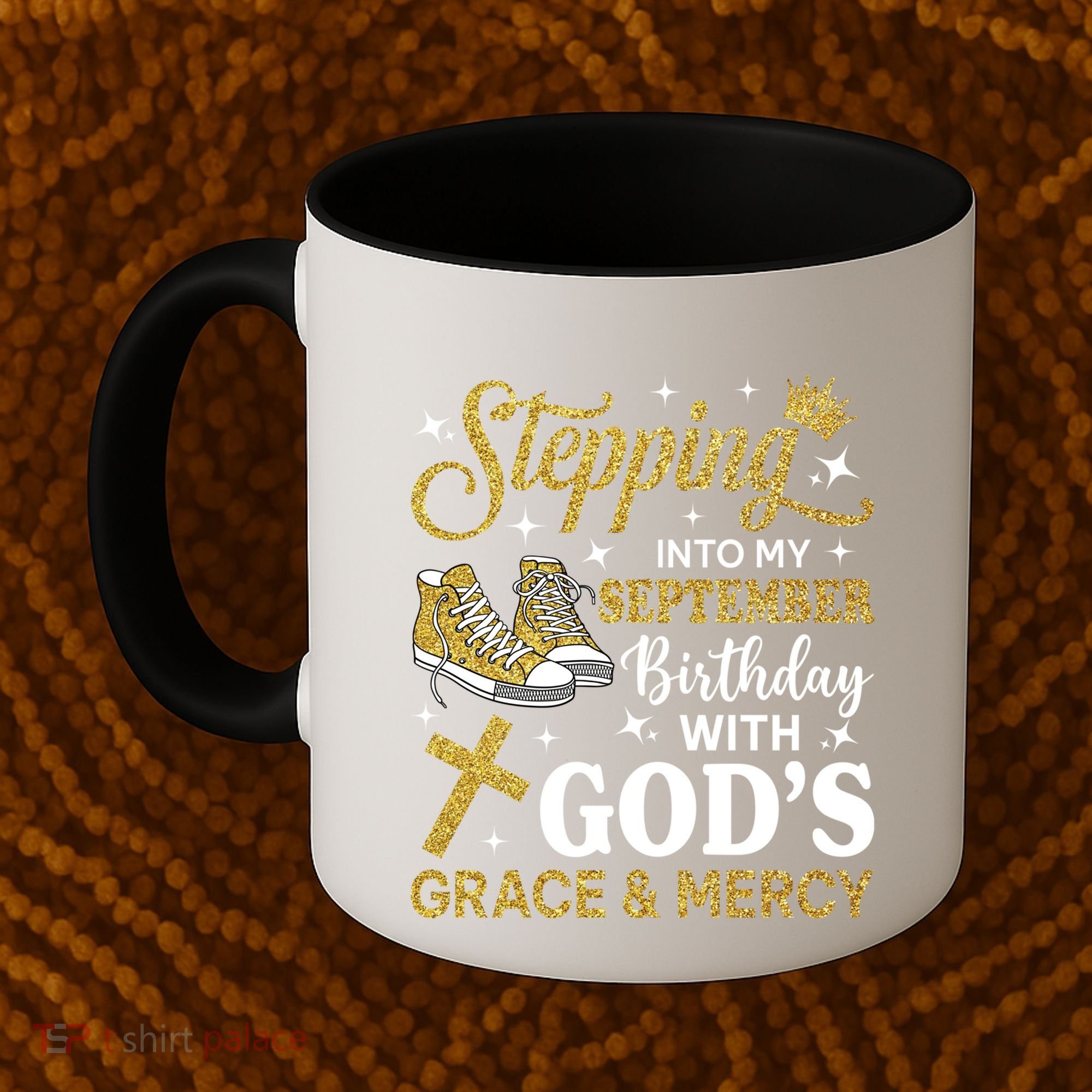 Stepping Into My September Birthday Sneakers Coffee Mug