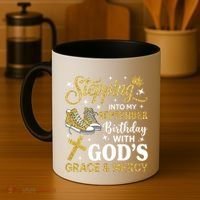 Stepping Into My September Birthday Sneakers Coffee Mug thumb 4