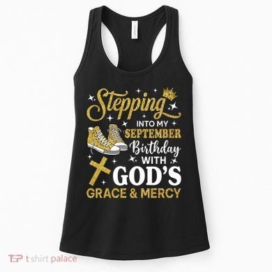 Stepping Into My September Birthday Sneakers Women's Tank Top