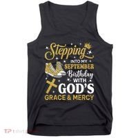 Stepping Into My September Birthday Sneakers Tank Top thumb 0
