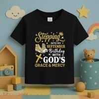 Stepping Into My September Birthday Sneakers Toddler T-Shirt thumb 3