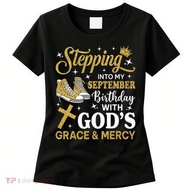 Stepping Into My September Birthday Sneakers Women's T-Shirt