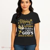 Stepping Into My September Birthday Sneakers Women's T-Shirt thumb 4