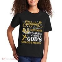 Stepping Into My September Birthday Sneakers Kids T-Shirt thumb 2