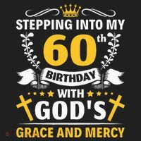 Stepping into my 60th birthday with gods grace and mercy Beanie thumb 2