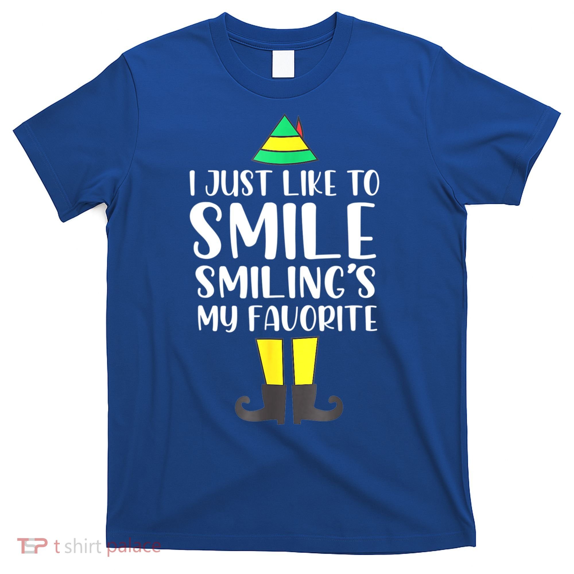 Smiling Is My Favorite Christmas Elf Buddy T-Shirt