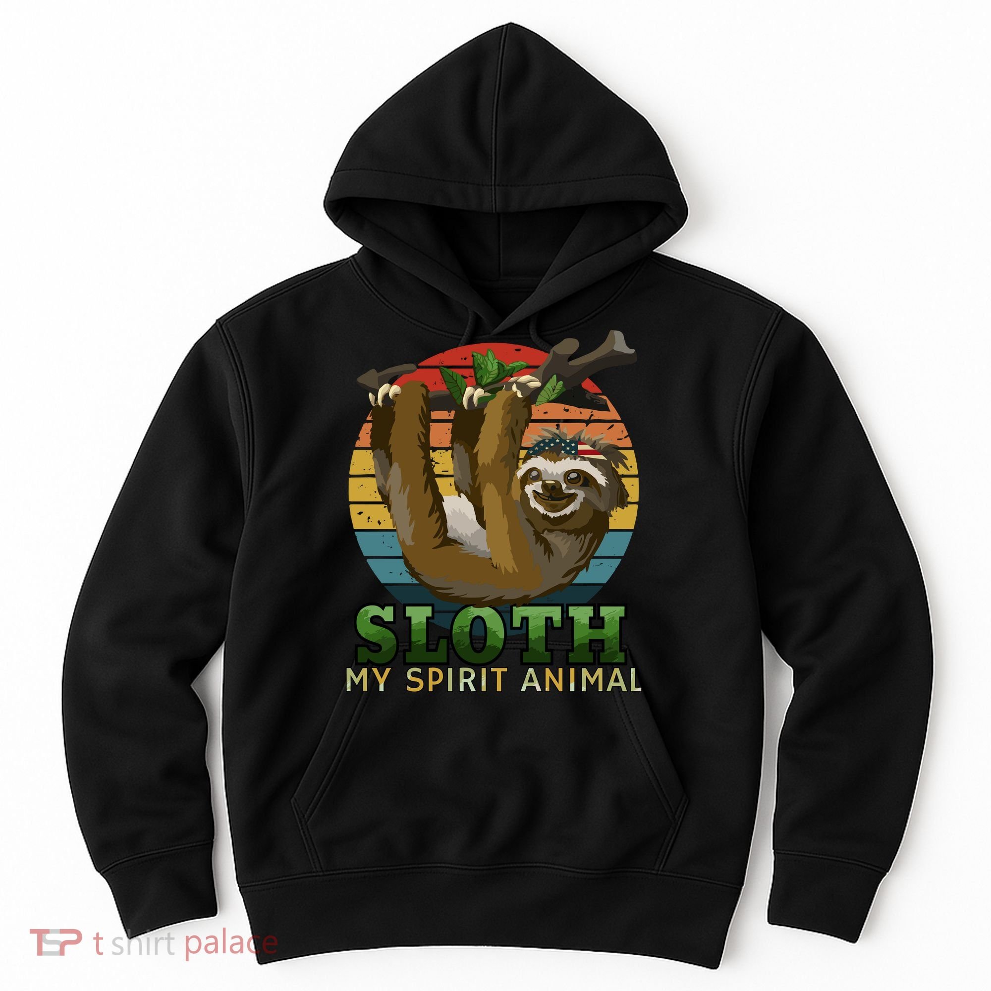 Sloth Is My Spirit Animal Funny Sloth Hoodie