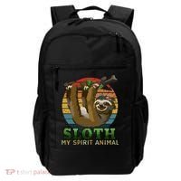 Sloth Is My Spirit Animal Funny Sloth Backpack thumb 0