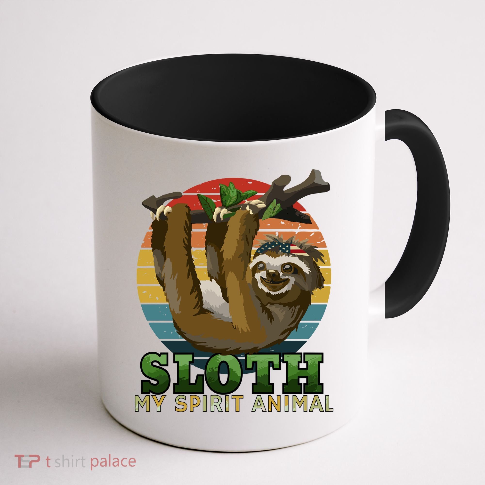 Sloth Is My Spirit Animal Funny Sloth Coffee Mug