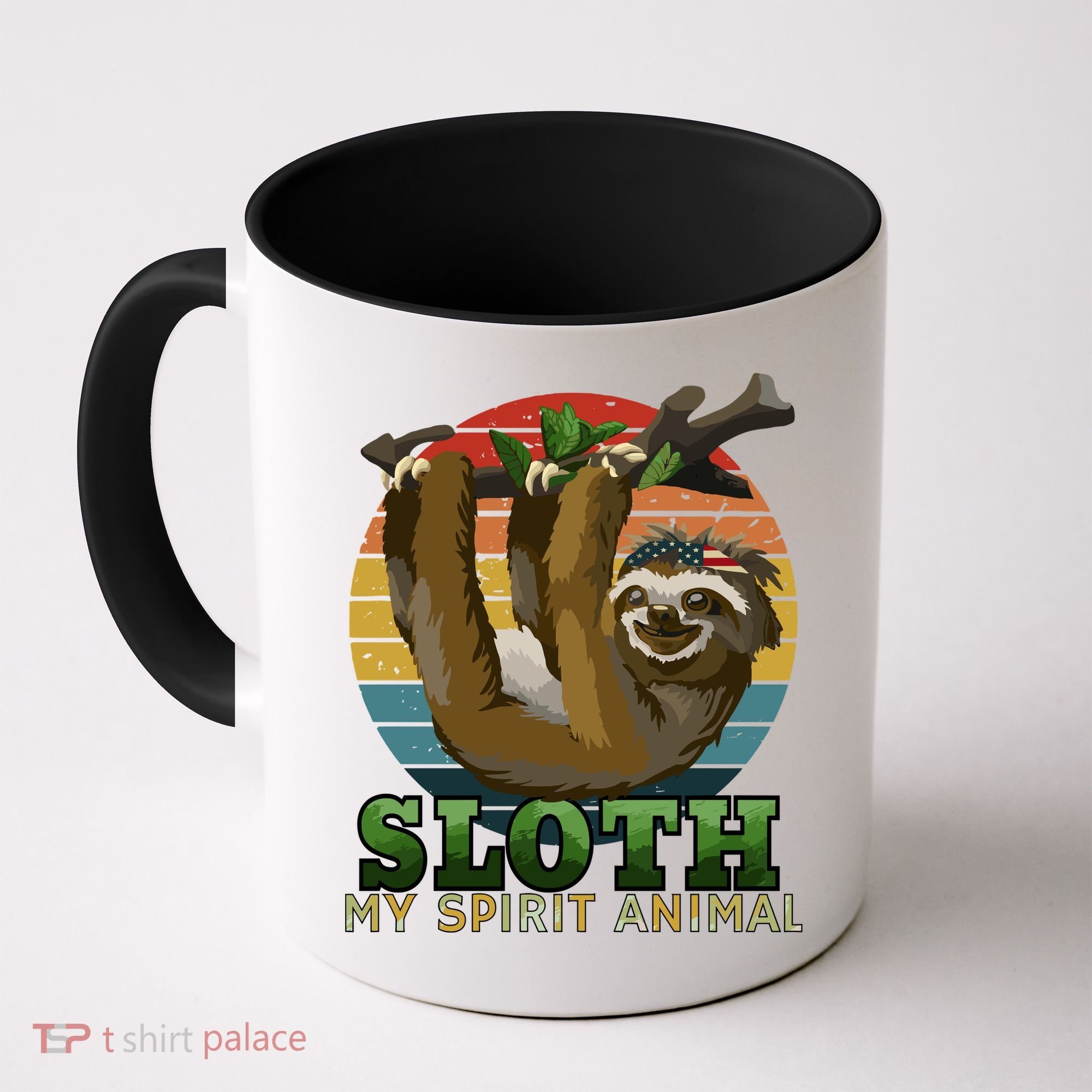 Sloth Is My Spirit Animal Funny Sloth Coffee Mug
