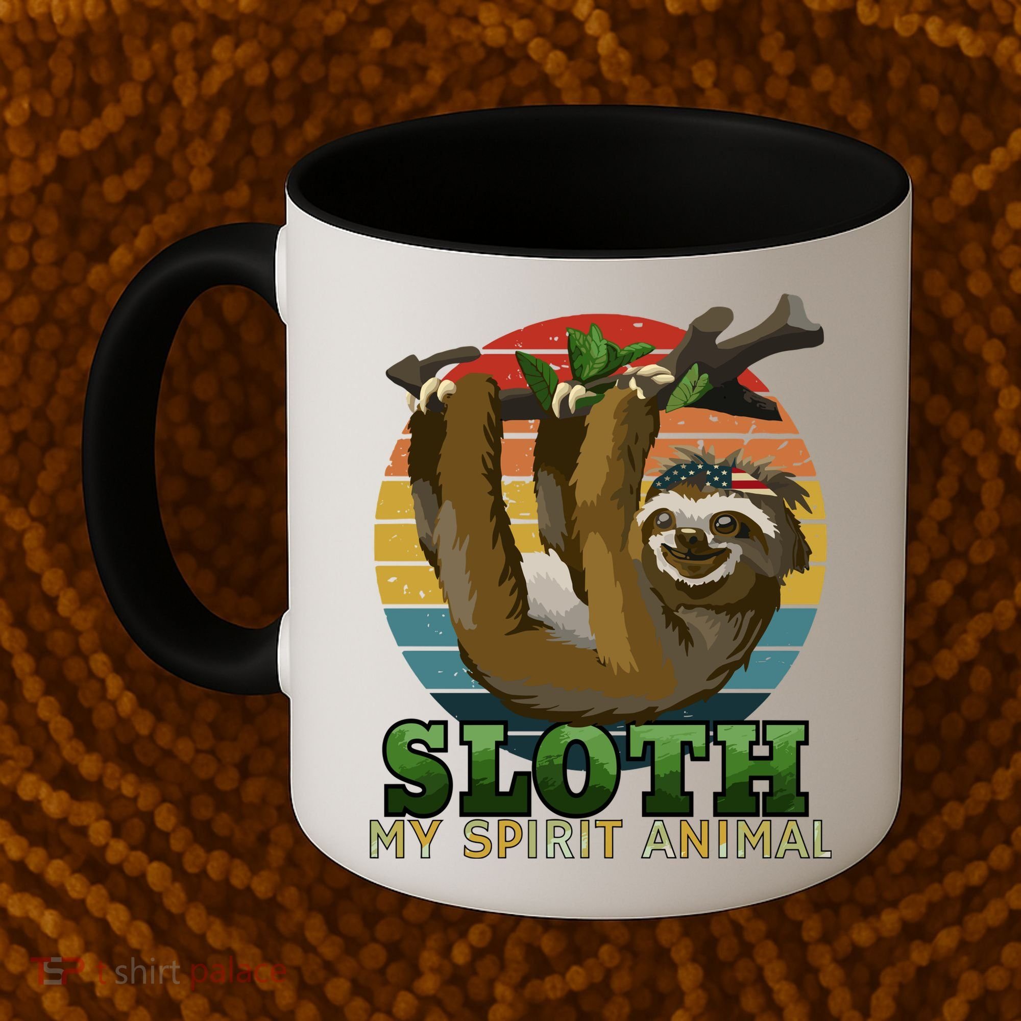 Sloth Is My Spirit Animal Funny Sloth Coffee Mug