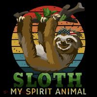 Sloth Is My Spirit Animal Funny Sloth Coffee Mug thumb 5