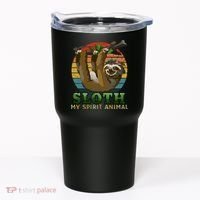 Sloth Is My Spirit Animal Funny Sloth Tumbler thumb 0
