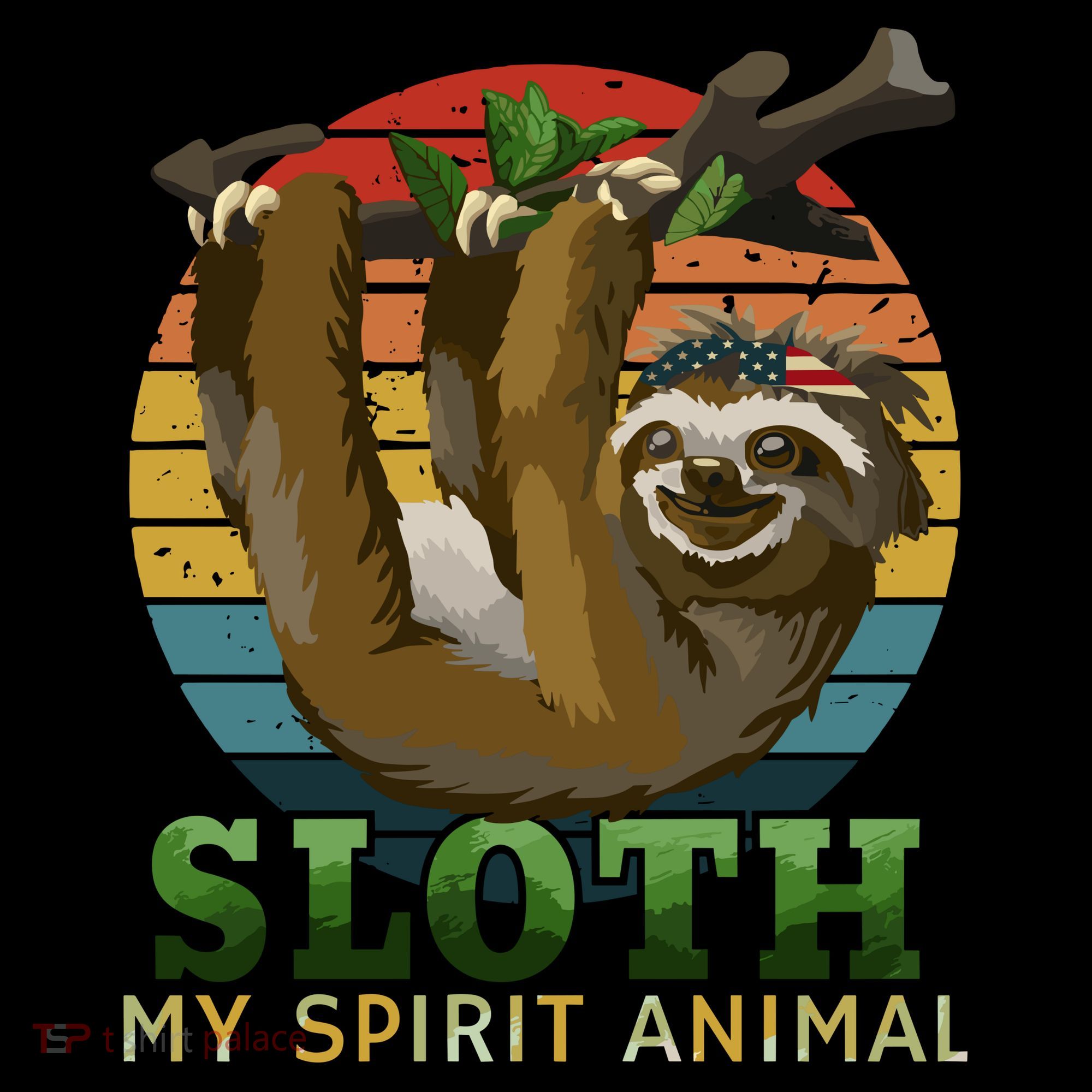 Sloth Is My Spirit Animal Funny Sloth Mousepad