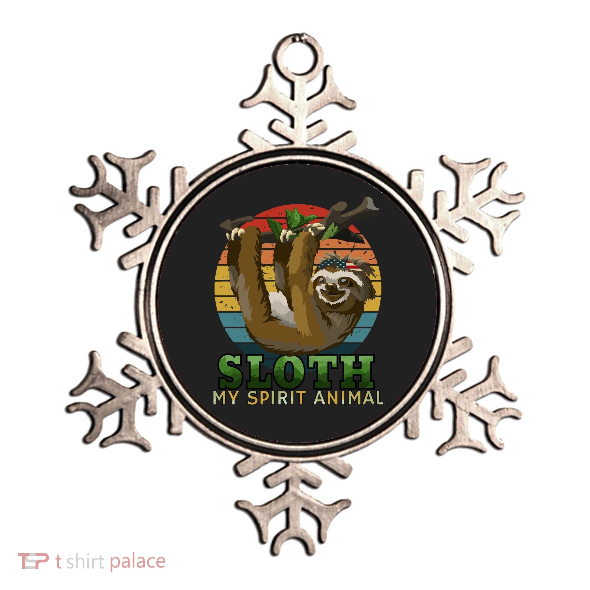 Sloth Is My Spirit Animal Funny Sloth Ornament