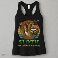 Sloth Is My Spirit Animal Funny Sloth Women's Tank Top thumb 3