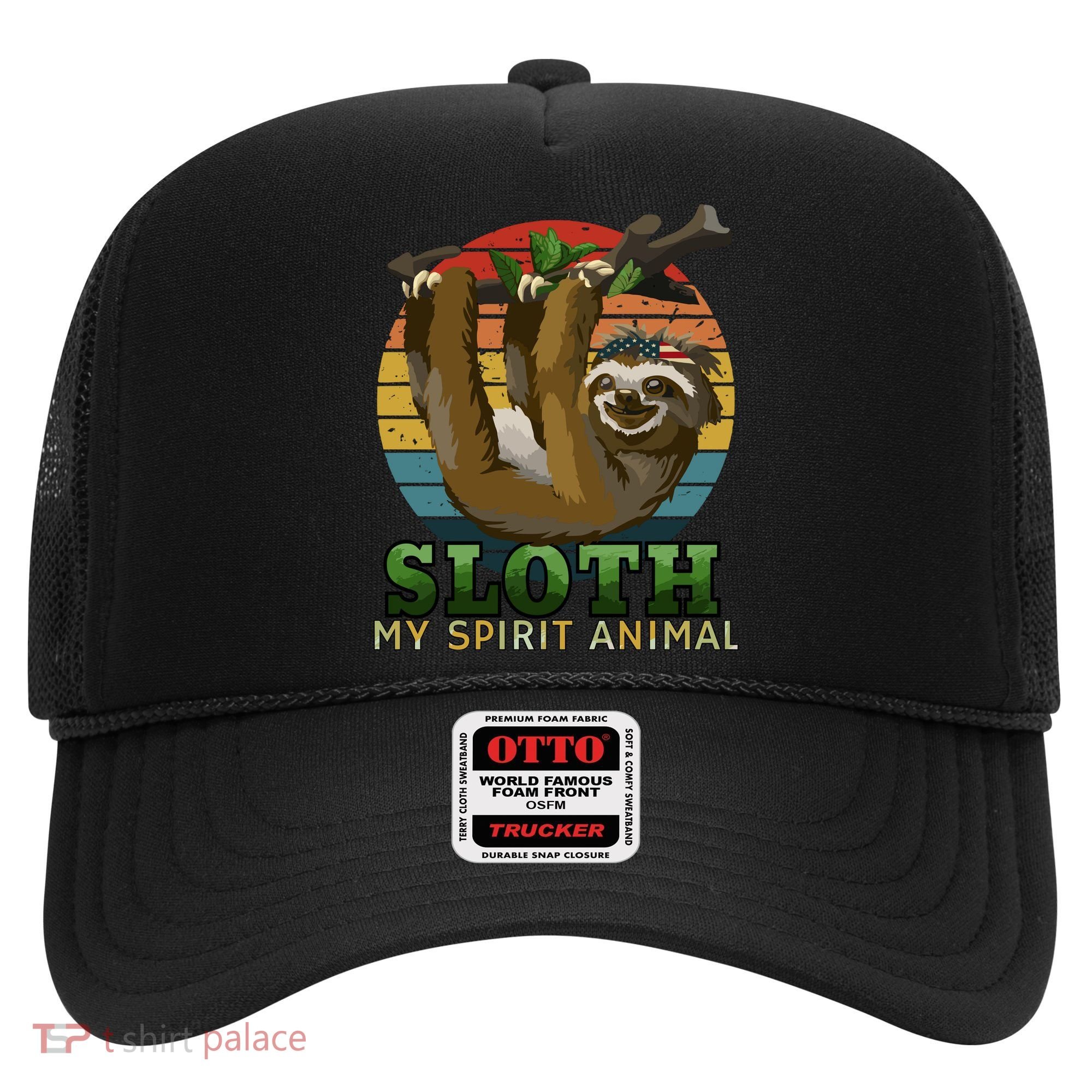 Sloth Is My Spirit Animal Funny Sloth Hat