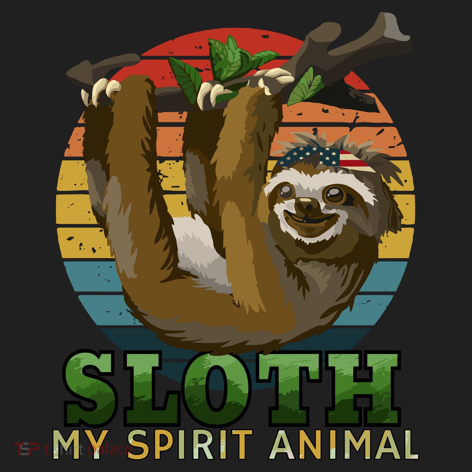 Sloth Is My Spirit Animal Funny Sloth Hat