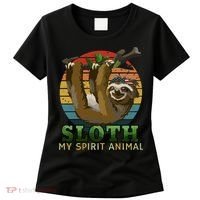 Sloth Is My Spirit Animal Funny Sloth Women's T-Shirt thumb 0