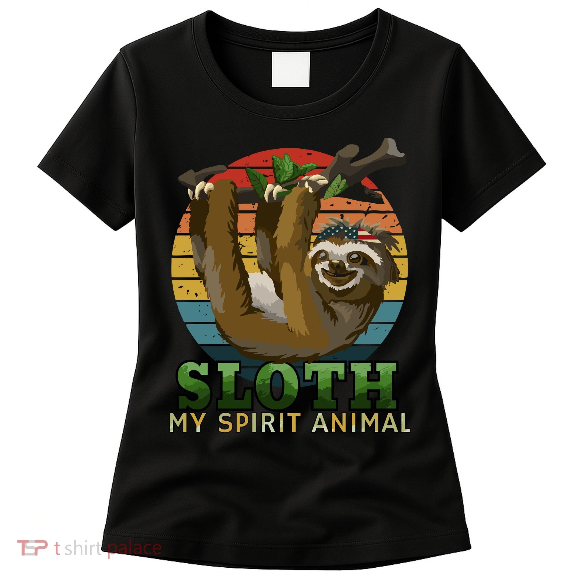 Sloth Is My Spirit Animal Funny Sloth Women's T-Shirt