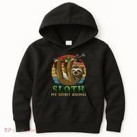 Sloth Is My Spirit Animal Funny Sloth Kids Hoodie thumb 0