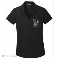 Stepping Into My 30th  Birthday Like A Queen Women's Dry Zone Grid Polo thumb 0
