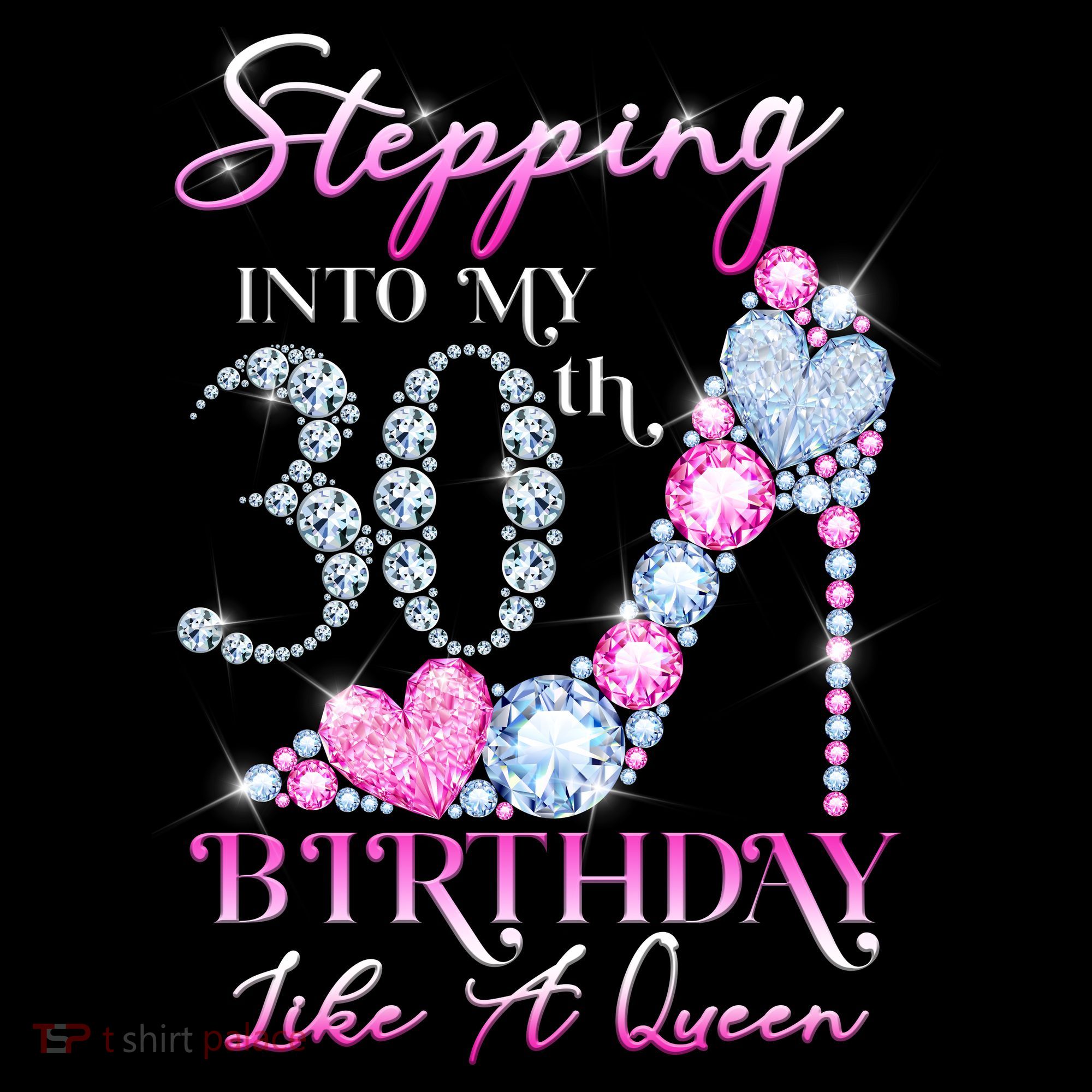Stepping Into My 30th  Birthday Like A Queen Women's Tank Top
