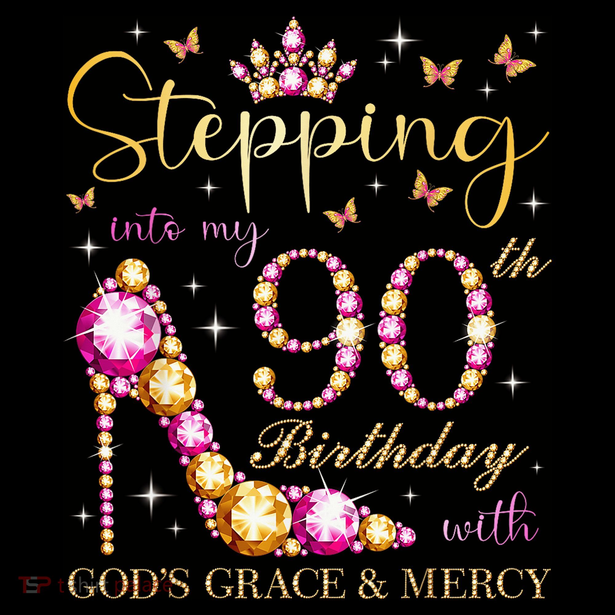 Stepping Into My 90th Birthday With God'S Grace & Mercy Cute Coffee Mug