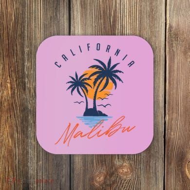 Summer In Malibu Beach Coaster