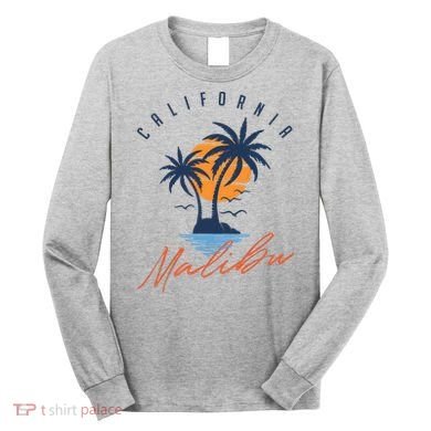 Summer In Malibu Beach Long Sleeve Shirt