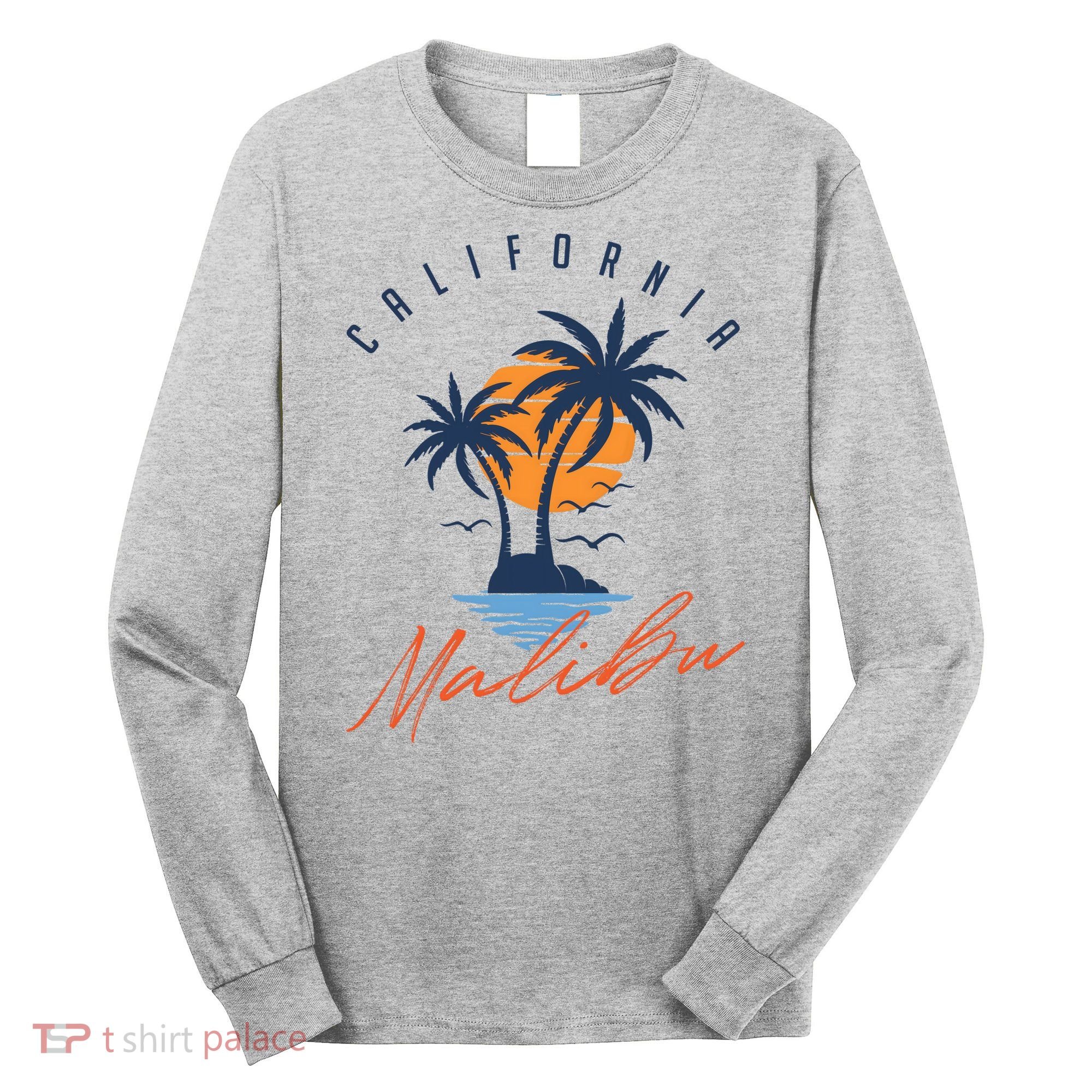 Summer In Malibu Beach Long Sleeve Shirt