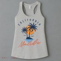 Summer In Malibu Beach Women's Tank Top thumb 3