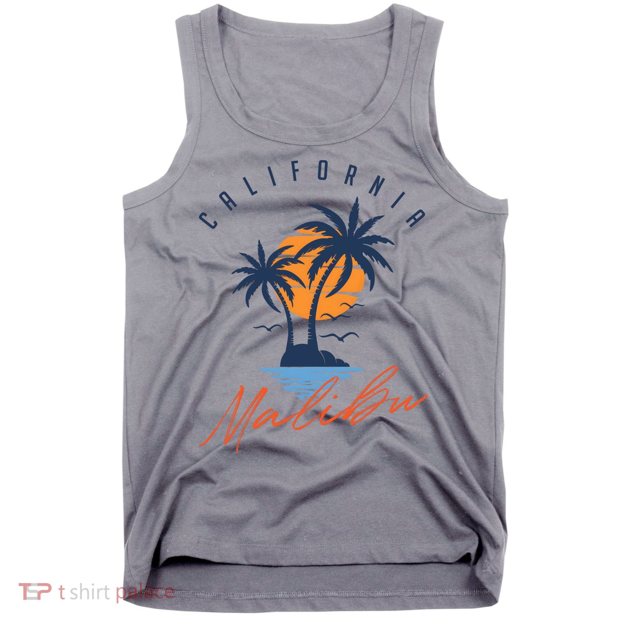Summer In Malibu Beach Tank Top