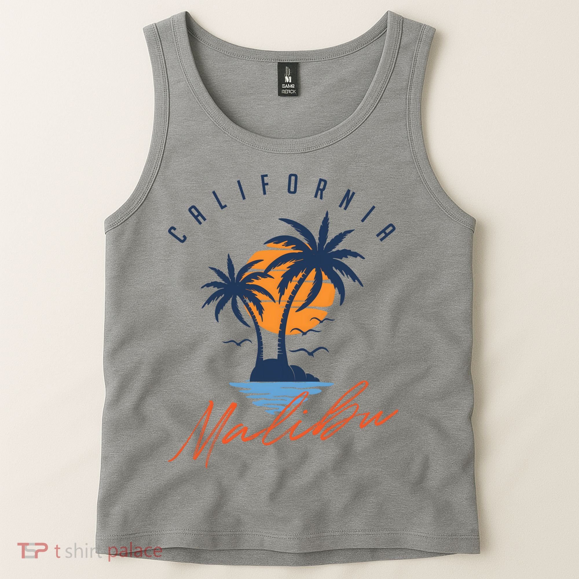 Summer In Malibu Beach Tank Top