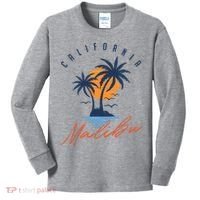 Summer In Malibu Beach Kids Long Sleeve Shirt thumb 0