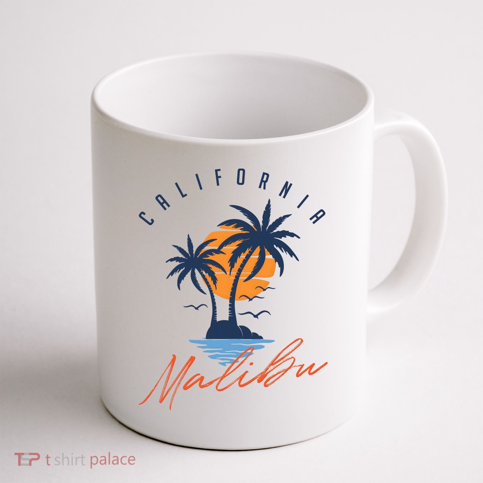 Summer In Malibu Beach Coffee Mug
