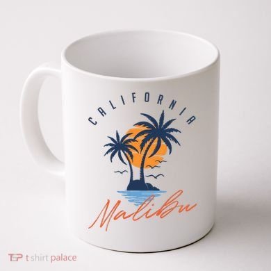Summer In Malibu Beach Coffee Mug