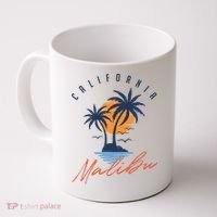Summer In Malibu Beach Coffee Mug thumb 0