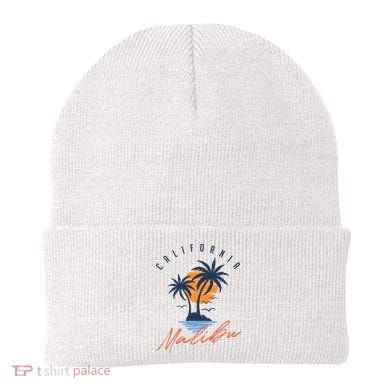 Summer In Malibu Beach Beanie