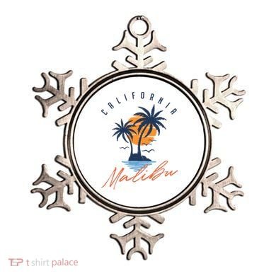 Summer In Malibu Beach Ornament