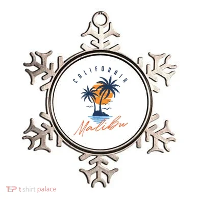 Summer In Malibu Beach Ornament
