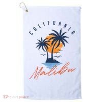 Summer In Malibu Beach Golf Towel thumb 0