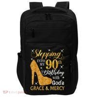 Stepping Into My 90th Birthday With God'S Grace & Mercy Impact Tech Backpack thumb 0