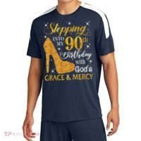 Stepping Into My 90th Birthday With God'S Grace & Mercy Sport-Tek Competitor United Soccer Jersey thumb 0