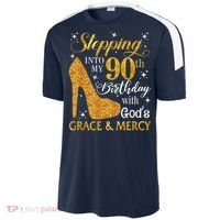Stepping Into My 90th Birthday With God'S Grace & Mercy Sport-Tek Competitor United Soccer Jersey thumb 2